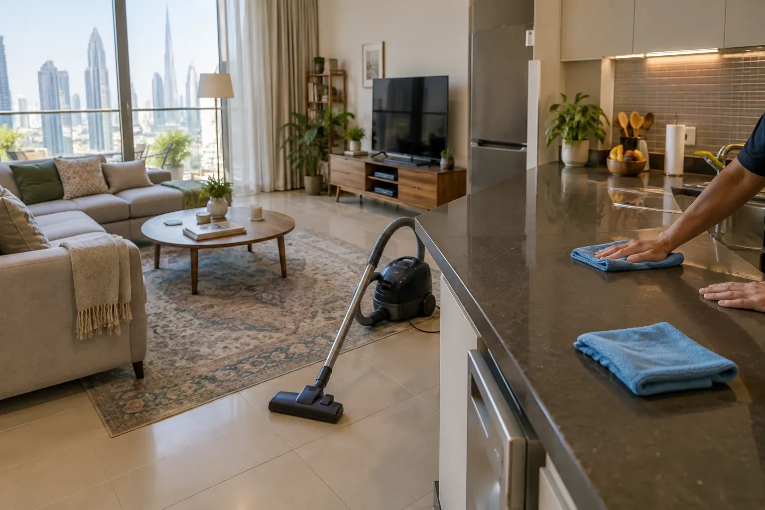 How Many Hours to Clean an Apartment in Dubai? Size Guide