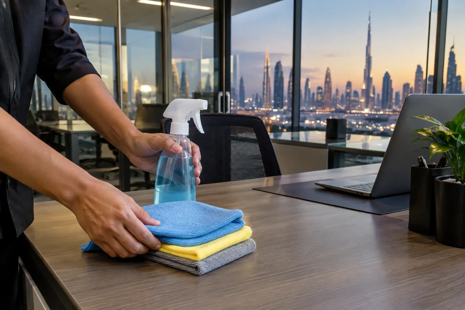 In House Cleaner vs Cleaning Company for Dubai Offices